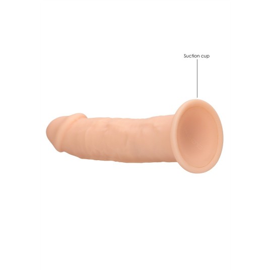 SILICONE DILDO WITHOUT BALLS - 6 / 15 CM