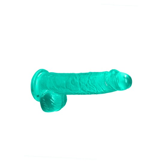 REALISTIC DILDO WITH BALLS - 6 / 15 CM