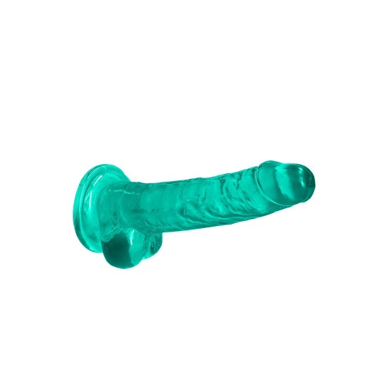 REALISTIC DILDO WITH BALLS - 7 / 17 CM