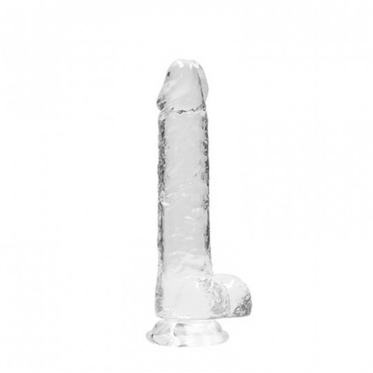 REALISTIC DILDO WITH BALLS - 8 / 21 CM