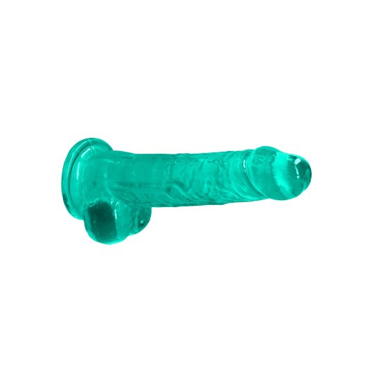 REALISTIC DILDO WITH BALLS - 8 / 21 CM