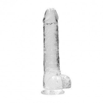 REALISTIC DILDO WITH BALLS - 9 / 23 CM