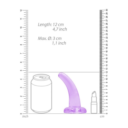 NON-REALISTIC DILDO WITH SUCTION CUP - 5 / 11,5 CM