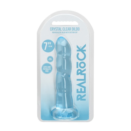 NON-REALISTIC DILDO WITH SUCTION CUP - 7 / 17 CM