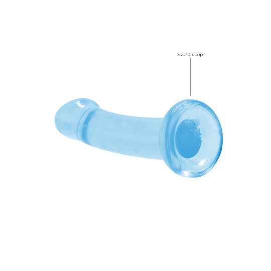 NON-REALISTIC DILDO WITH SUCTION CUP - 7 / 17 CM