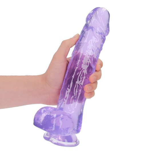 REALISTIC DILDO WITH BALLS - 10 / 25,4 CM