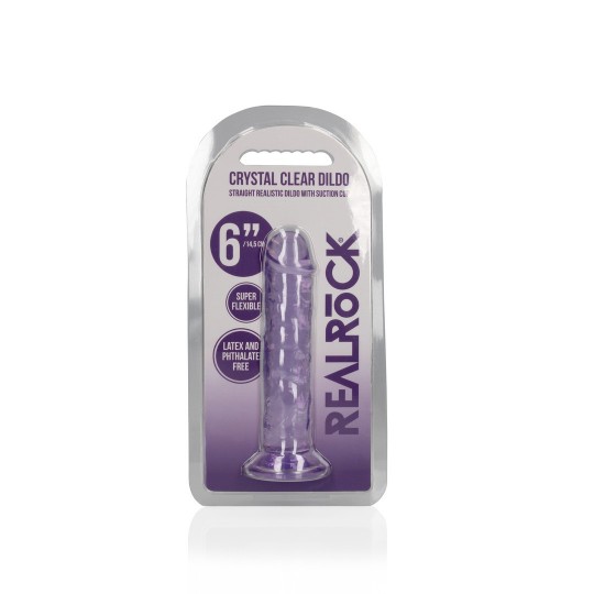 STRAIGHT REALISTIC DILDO WITH SUCTION CUP - 6&#039; / 14,5