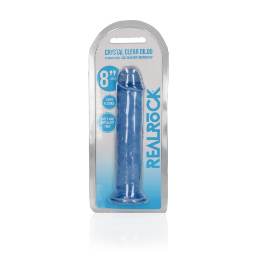 STRAIGHT REALISTIC DILDO WITH SUCTION CUP - 8&#039; / 20