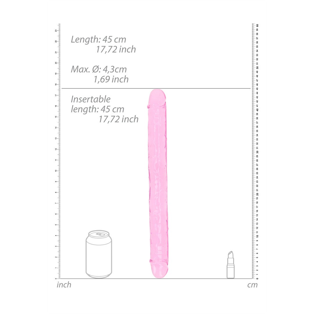 REALISTIC DOUBLE DONG - 18\&#039;\&#039; / 45 CM