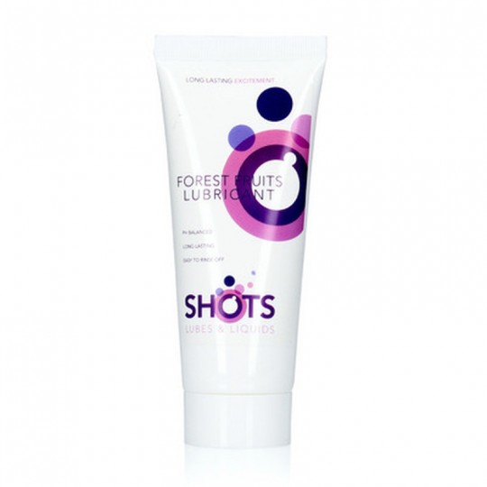 LUBRICANTE A BASE DE AGUA CON SABOR A FRUTAS DEL BOSQUE 3 FL OZ 100 ML SHOTS LUBES &amp; LIQUIDS