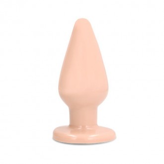 SELF LUBRICATION 5 INCH BUTTPLUG - FLESH..