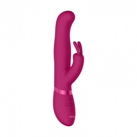 IZARA - ROTATING BEADS RABBIT VIBRATOR - PINK