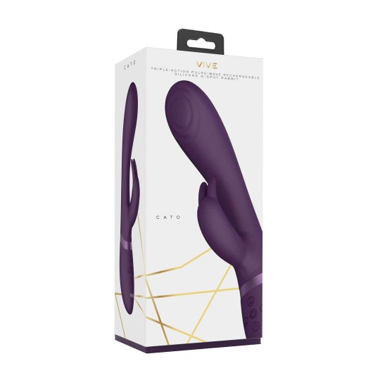 CATO - PULSE G-SPOT RABBIT - PURPLE