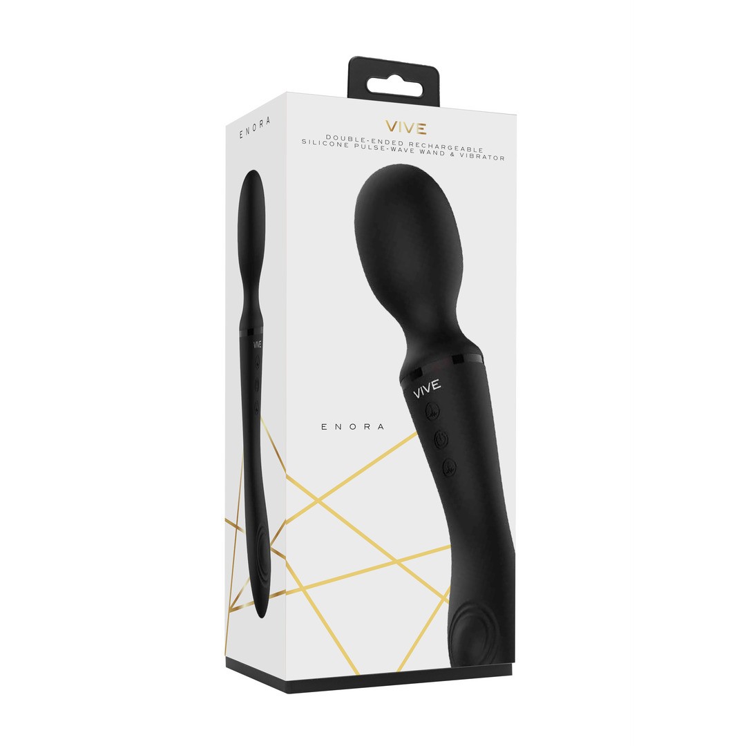 ENORA - WAND  VIBRATOR - BLACK