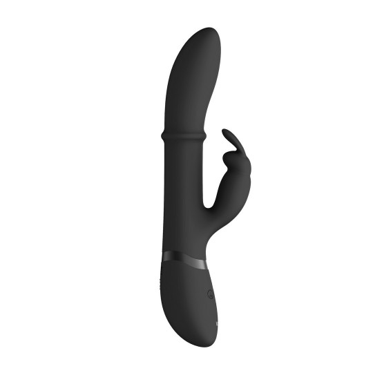 HALO - RING RABBIT VIBRATOR - BLACK