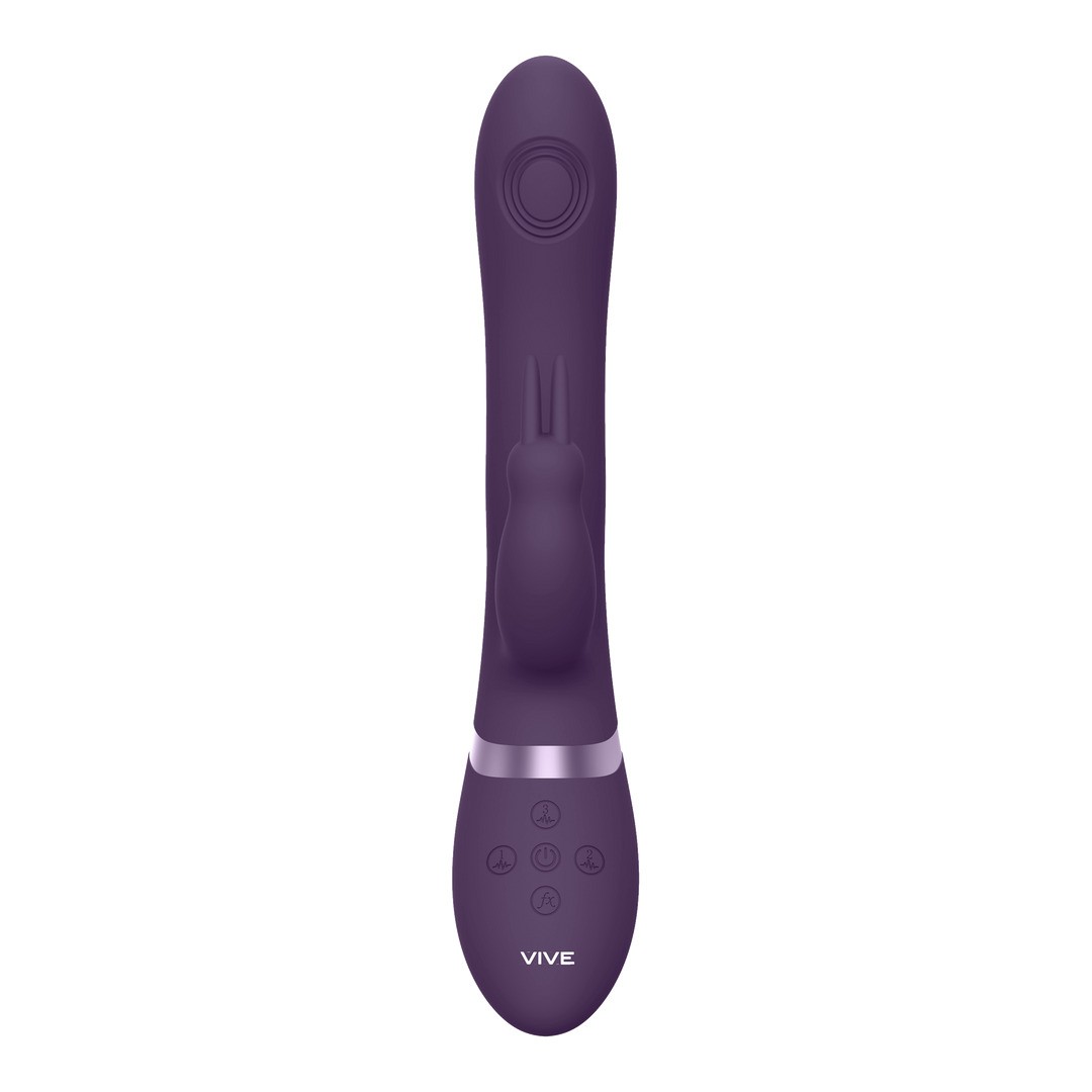 RINI - PULSE WAVE  VIBRATING DOUBLE PENETRATION RABBIT - PURPLE