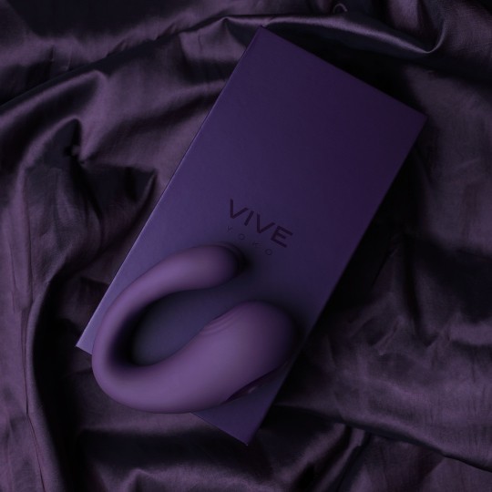 YOKO - TRIPLE ACTION VIBRATOR DUAL PRONGS WITH CLITORAL PULSE WAVE