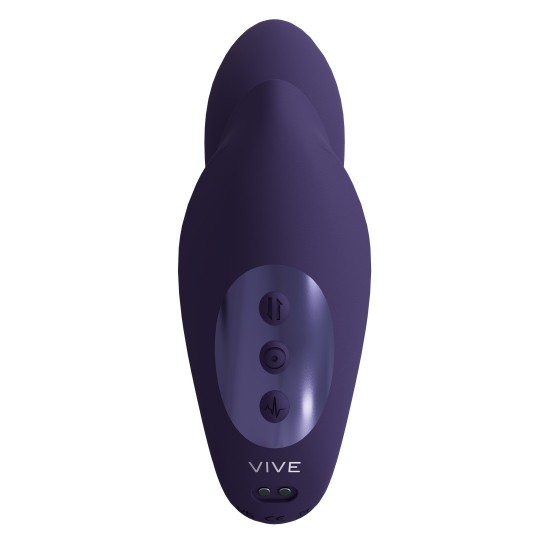 YUKI - DUAL MOTOR G-SPOT VIBRATOR WITH MASSAGING BEADS - PURPLE