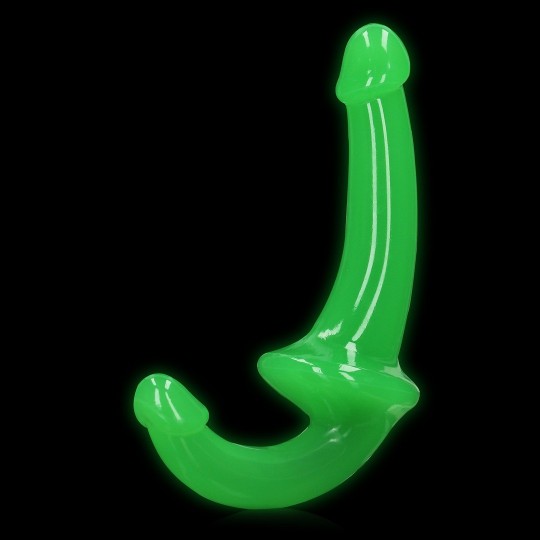 STRAPLESS STRAP-ON - GLOW IN THE DARK - 6&#039;&#039; / 13,5 CM