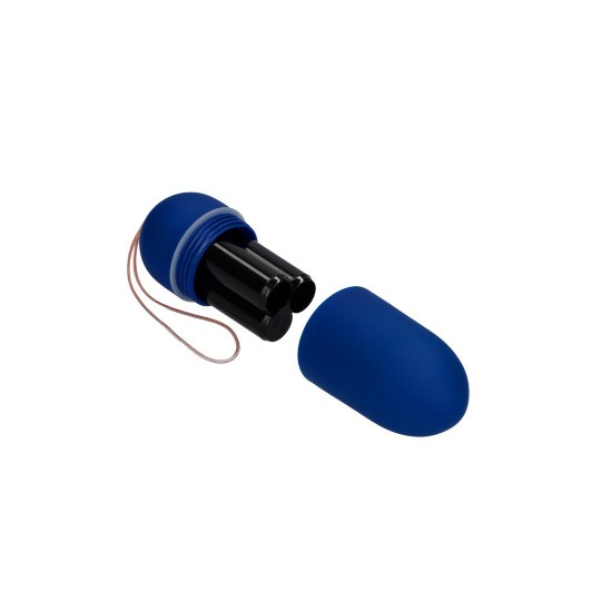 VIBRATING EGG WITH 10 SPEEDS AND REMOTE CONTROL - L - BLUE