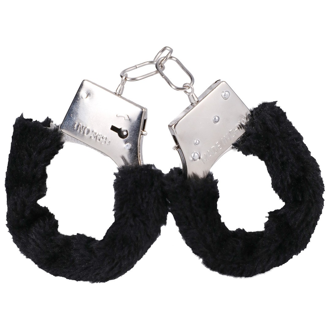 FURRY HANDCUFFS - BLACK