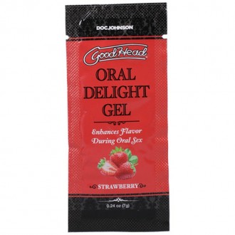 ORAL DELIGHT GEL - STRAWBERRY - BULK REFILL - 48 PIECES - 0.24 OZ / 7 GR