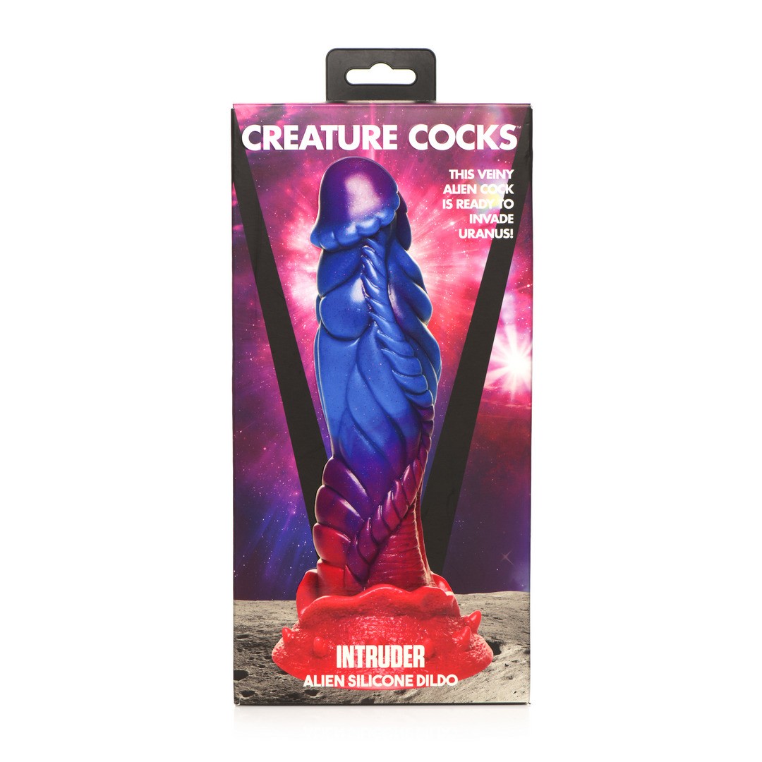 INTRUDER - ALIEN SILICONE DILDO - PURPLE