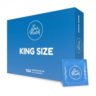 KING SIZE - CONDOMS - 2.4 / 60 MM - 144 PIECES