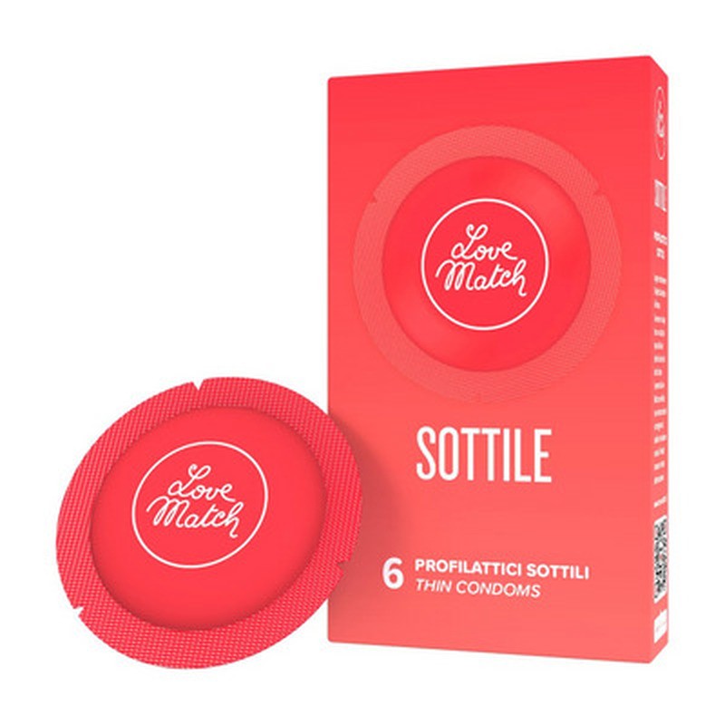 SOTTILE - THIN CONDOMS - 6 PIECES