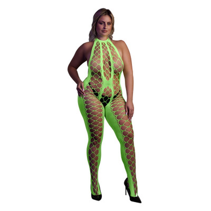 BODYSTOCKING WITH HALTERNECK