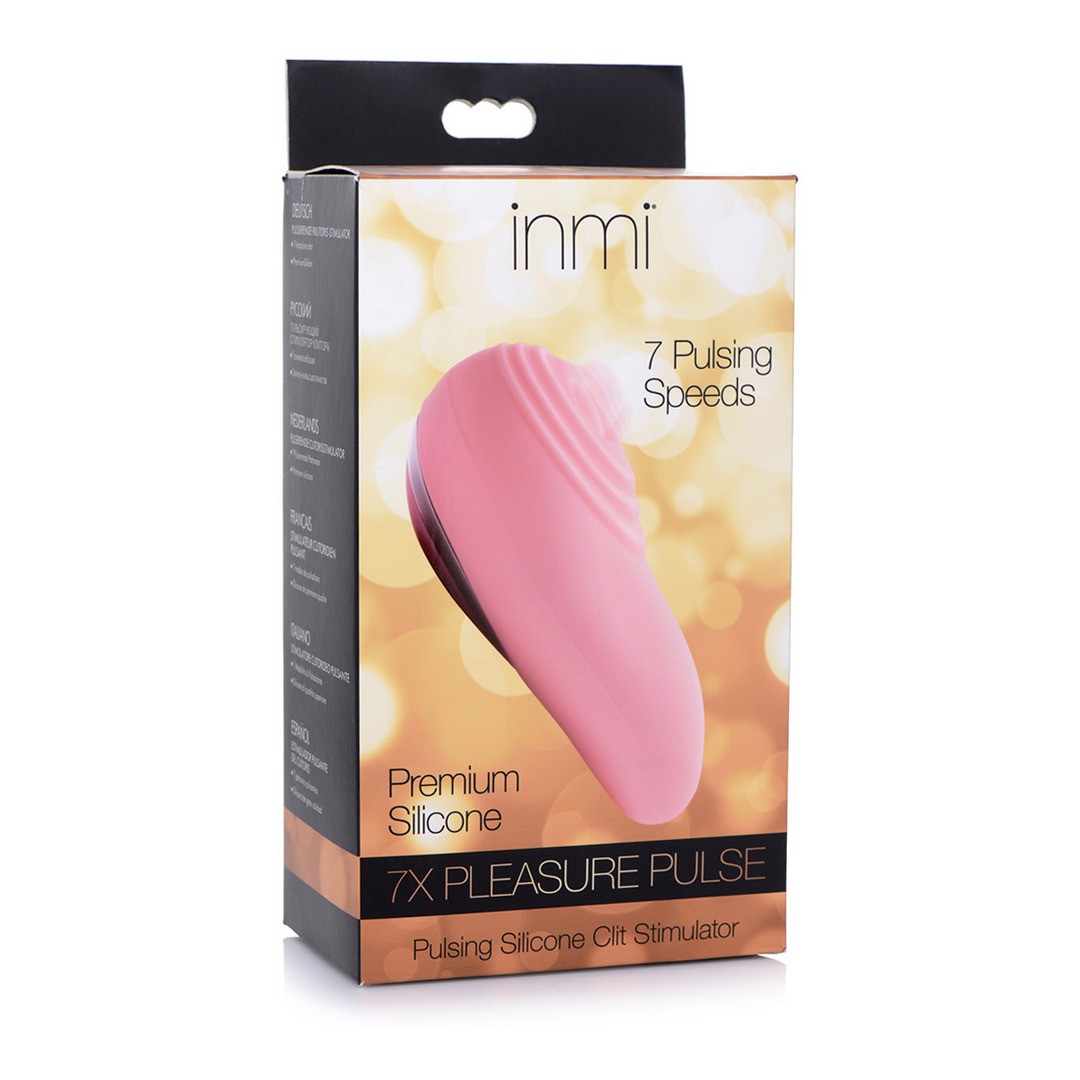 PLEASURE PULSE - PULSATING SILICONE CLIT STIMULATOR