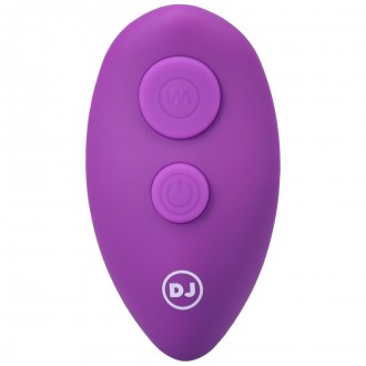 BEADED VIBE - SILICONE ANAL PLUG WITH REMOTE CONTROL