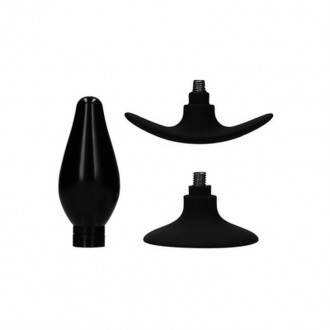 INTERCHANGEABLE BUTT PLUG SET - ROUNDED - LARGE