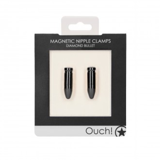 MAGNETIC NIPPLE CLAMPS DIAMOND BULLET