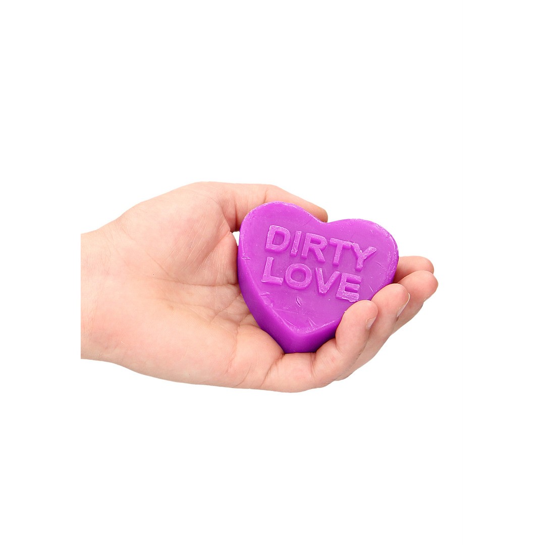 HEART SOAP - DIRTY LOVE - LAVENDER SCENTED