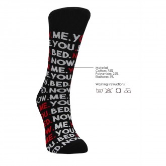 YOU ME BED NOW SOCKS - US SIZE 2-7,5 / EU SIZE 36-41