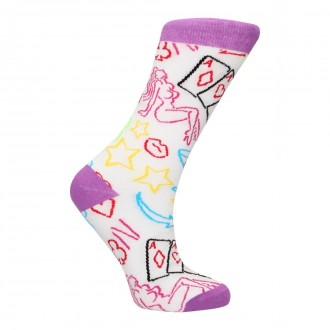 STRIP POKER SOCKS - US SIZE 2-7,5 / EU SIZE 36-41