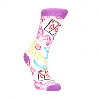 STRIP POKER SOCKS - US SIZE 8-12 / EU SIZE 42-46