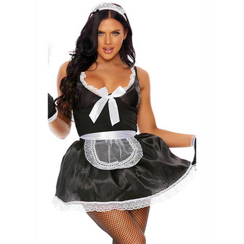 DOMESTICATED DELIGHT - SEXY FRENCH MAID COSTUME