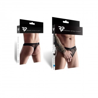 MEN\'S THONG MADE OF ELASTIC MESH