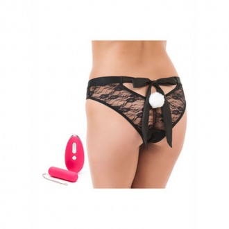 REMOTE CONTROL KNICKER VIBRATOR - PINK/BLACK