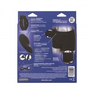 REMOTE CONTROL BOXER BRIEF SET M/L - BLACK