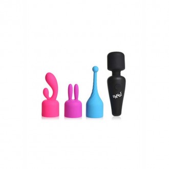 MINI WAND MASSAGER WITH 3 ATTACHMENTS