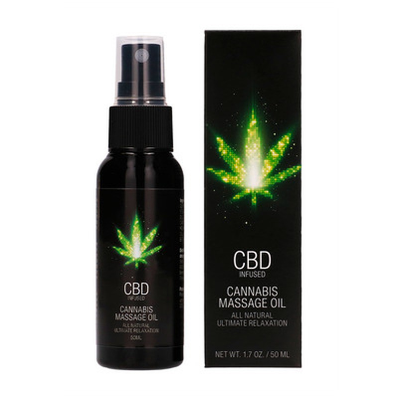 CBD CANNABIS MASSAGE OIL - 2 FL OZ / 50 ML