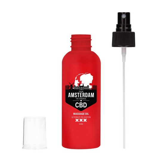 ORIGINAL CBD FROM AMSTERDAM - MASSAGE OIL - 2 FL OZ / 50 ML