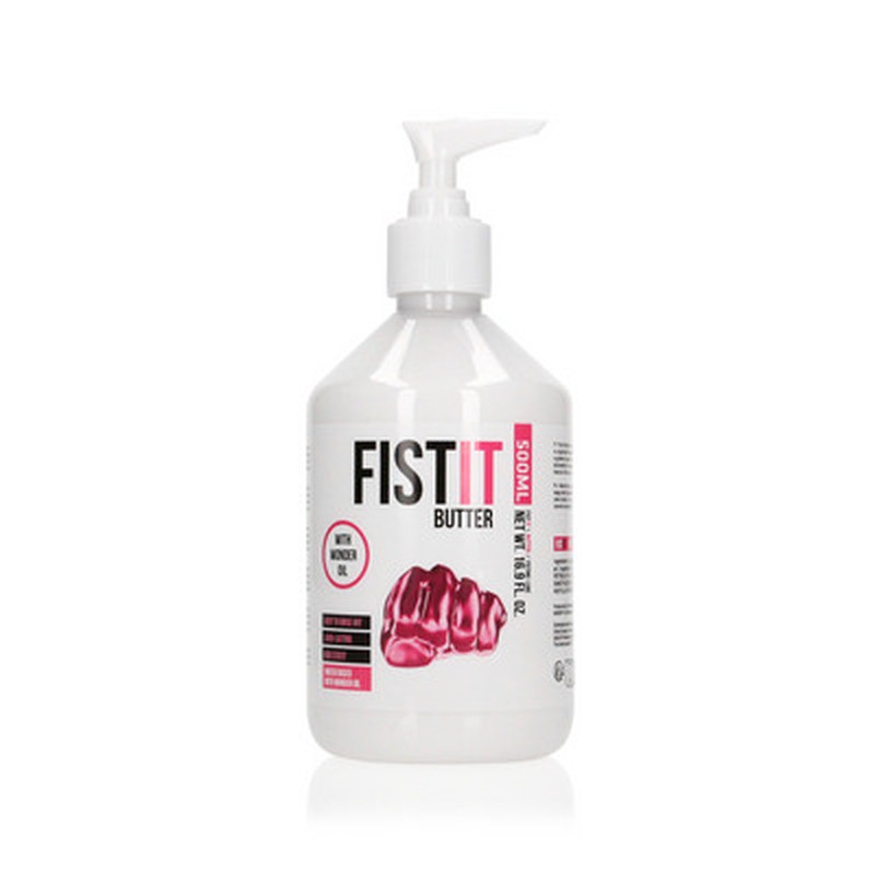 BEURRE DE GLISSE À BASE D&#039;EAU WATERBASED SLIDING BUTTER - 17 FL OZ / 500 ML - PUMP FIST IT