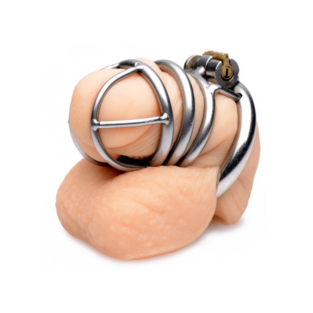 THE PEN DELUXE - LOCKABLE CHASTITY CAGE