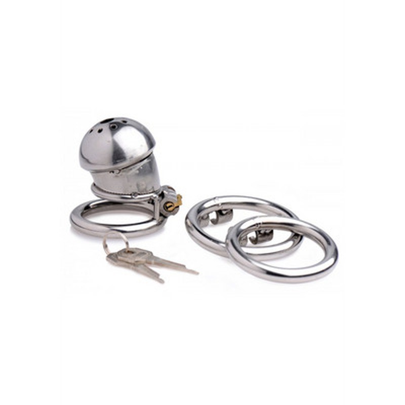 EXILE DELUXE - LOCKABLE CHASTITY CAGE