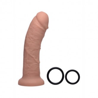 BRAZEN - SILICONE DILDO WITH HARNESS - 8 / 20 CM