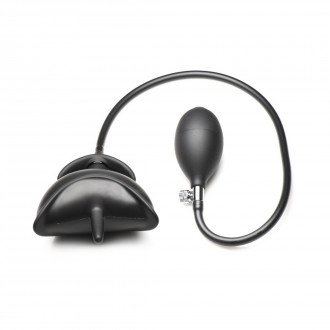 BAD BUOY ANCHOR - INFLATABLE SILICONE ANAL PLUG - BLACK